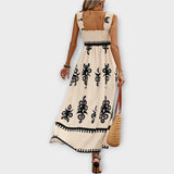 Karolína Sofistikované Plážové Šaty Čtvercový Výstřih