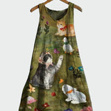 Magdaléna Romantické Lehoučké Letní Venkovské Šaty