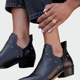 Karolína Sofistikovaná Botines Nízký Podpatek Pohodlí