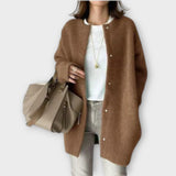 Adéla Luxusní Cardigan De Punto UniverzálněPletenýTeplý