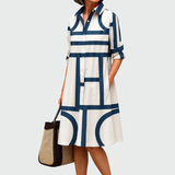 Eva |  Pohodlné elegantní košilové šaty