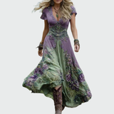 Věra | Tekuté Květinové Šaty na Míru