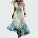 Věra | Tekuté Květinové Šaty na Míru