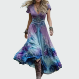 Věra | Tekuté Květinové Šaty na Míru