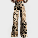 Sára Elegantní Pantalón Campana Psicodélico Moderní