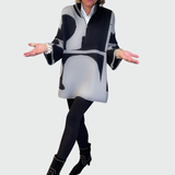 Stella - Svetr na Zip s Vysokým Límcem