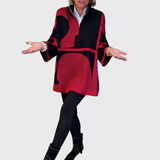 Stella - Svetr na Zip s Vysokým Límcem