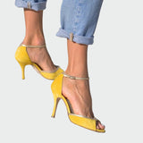 Věnceslava Elegantní Sandály Na Vysokém Podpatku