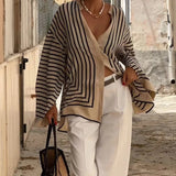 Magdaléna Nadčasová Pruhovaná Košile Relaxační Silueta