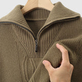 Perla- Camisola s zipem Taranto Merino Wool