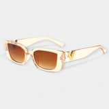 Lucie Elegantní Čtvercové Retromoderní Sluneční Brýle