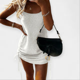 Věnceslava Elegantní PletenéBezrukávovéŠatySMidiPáskem