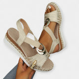 Věnceslava Elegantní Římské Pletené Sandály Kolekce