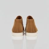 Pánské semišové loafery – Slip-On Chukka Styl, Plná Patka – Hnědé