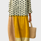 Magdaléna Elegantní Midiové Šatové Bohémské Lehoučké