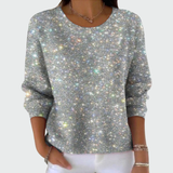 Marcela - Mikina s Kulatým Výstřihem