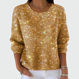 Marcela - Mikina s Kulatým Výstřihem