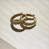 Adéla Exkluzivní Točené Twistové Náušnice Každodenní