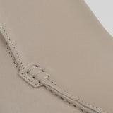 Pánské semišové loafers boty – Slip-On Chukka styl, plochý podpatek – Greige