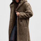 Mila | Dlouhý kabát z umělé kožešiny