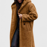 Mila | Dlouhý kabát z umělé kožešiny