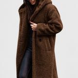 Mila | Dlouhý kabát z umělé kožešiny