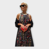 Karolína Sofistikovaná Maxišaty S Elegantním Vzorem