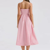 Kristýna Okouzlující Saténové Áčkové Šaty Romantické