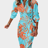 Věnceslava Elegantní Midi Šaty Drapé Minimalistické