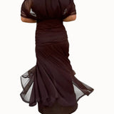 Kateřina Okouzlující Dámské Šaty Květinové Skládané