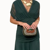 Kateřina Okouzlující Dámské Šaty Květinové Skládané