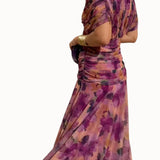 Kateřina Okouzlující Dámské Šaty Květinové Skládané