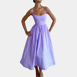 Kristýna Okouzlující Saténové Áčkové Šaty Romantické