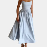 Kristýna Okouzlující Saténové Áčkové Šaty Romantické