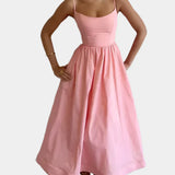 Kristýna Okouzlující Saténové Áčkové Šaty Romantické