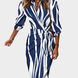 Věnceslava Elegantní Midi Šaty Drapé Minimalistické