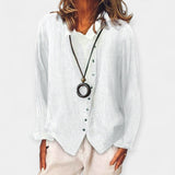 Věnceslava Nadčasová Dlouhá Košile Bavlněné Lněné