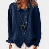 Věnceslava Nadčasová Dlouhá Košile Bavlněné Lněné