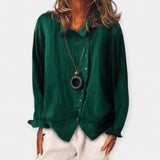 Věnceslava Nadčasová Dlouhá Košile Bavlněné Lněné