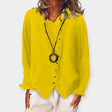 Věnceslava Nadčasová Dlouhá Košile Bavlněné Lněné