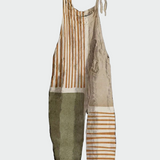 Magdaléna Sofistikovaný Retro Overal Široké Nohavice