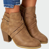 Eva VýjimečnáStylová Botines De Cuero KotníkovéPodpatek