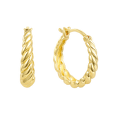 Adéla NadčasověElegantní Náušnice Twist Večerní Lesk