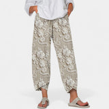 Kazi | Elegantní Vzorované Kalhoty