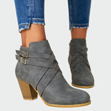 Eva VýjimečnáStylová Botines De Cuero KotníkovéPodpatek