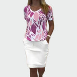 Eva Elegantní Top A Sukně DesignováExkluzivníKolekce