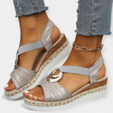 Věnceslava Elegantní Římské Pletené Sandály Kolekce