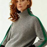 Alžběta - Svetr s vysokým límcem
