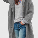 Penélope | Elegantní zimní kabát s kapucí