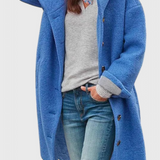 Penélope | Elegantní zimní kabát s kapucí